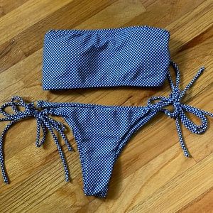 Zaful Strapless Cheeky Bikini Size Small